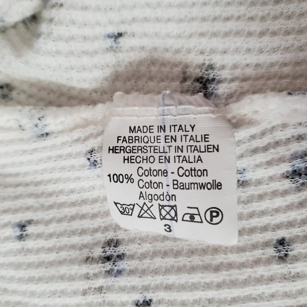 Brandy Melville Top Blue Rosebud Short Sleeve Crop Wrap Around - Picture 3 of 10